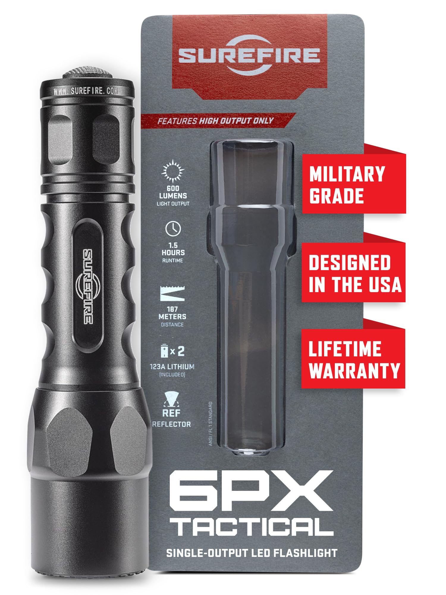 Amazon.co.jp: SUREFIRE(シュアファイア) LEDライト 6PX タクティカル